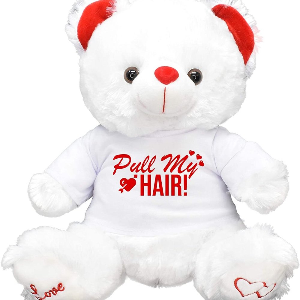 Pull Hair Valentines Gift Teddy Bear Girl Friend
